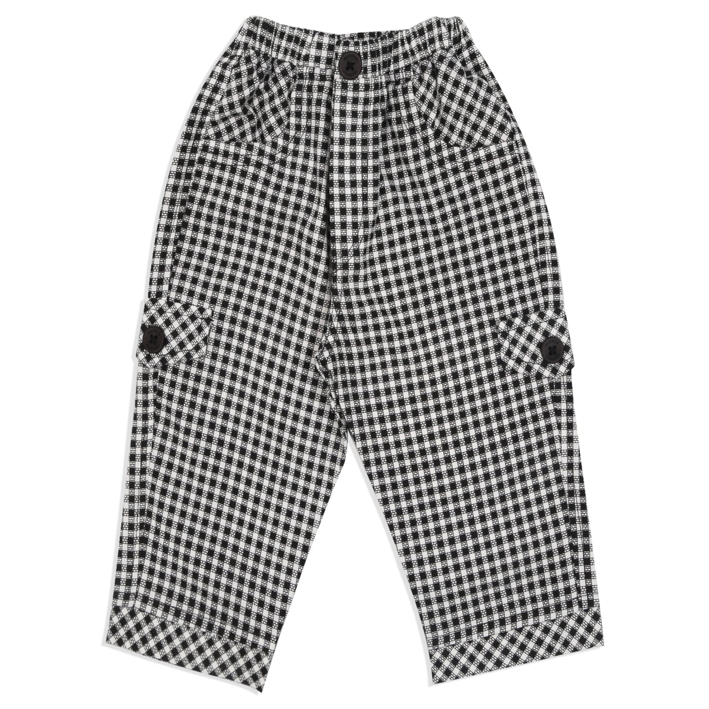 "Charming Checks Jacket, Printed Tee & Pants: Casual Style Star"