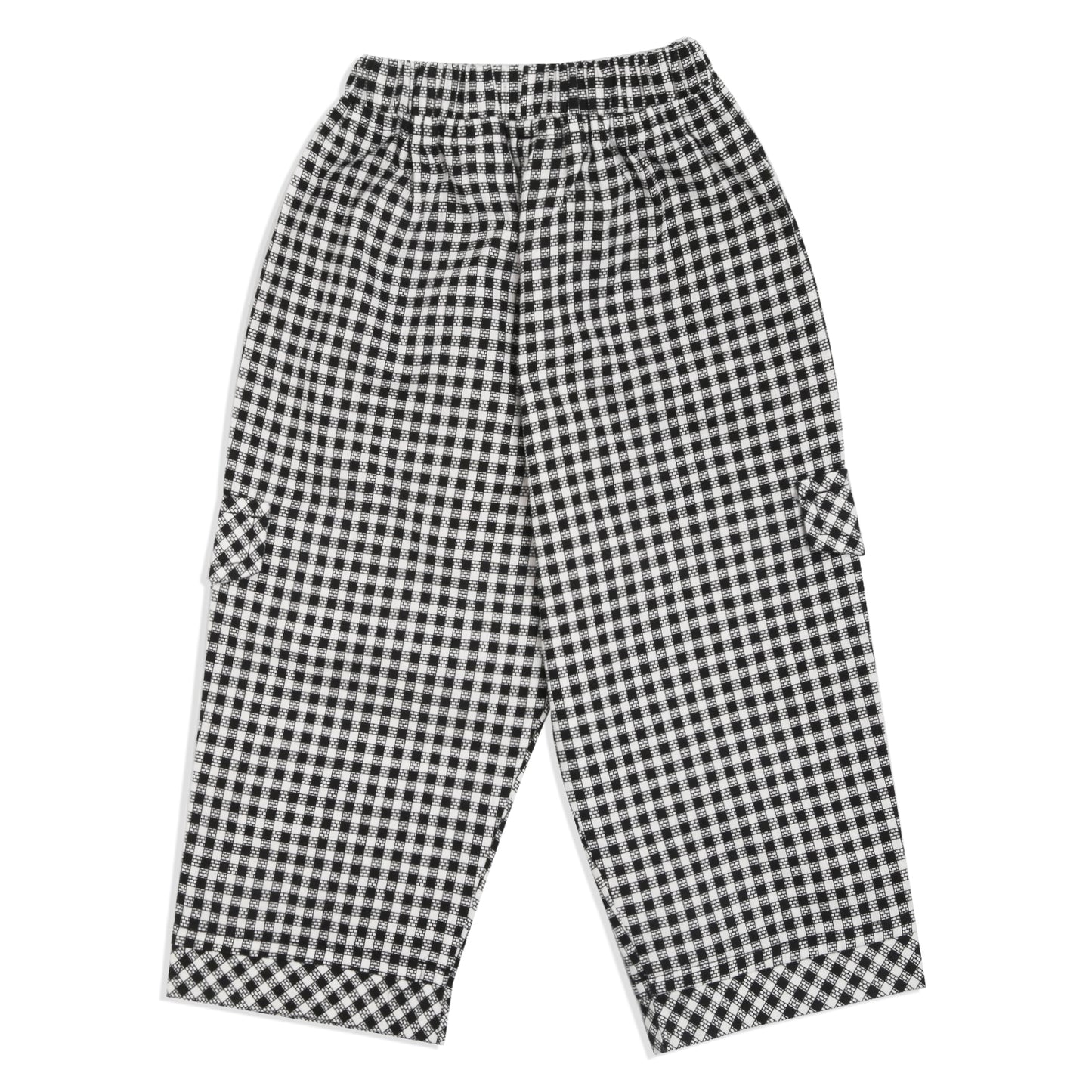 "Charming Checks Jacket, Printed Tee & Pants: Casual Style Star"