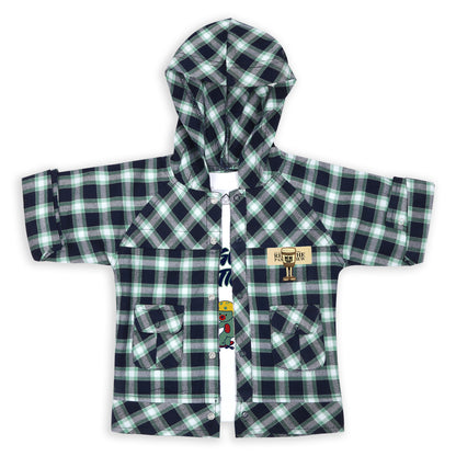 Stylish Checks Jacket, Printed Tee & Joggers: Casual Cool