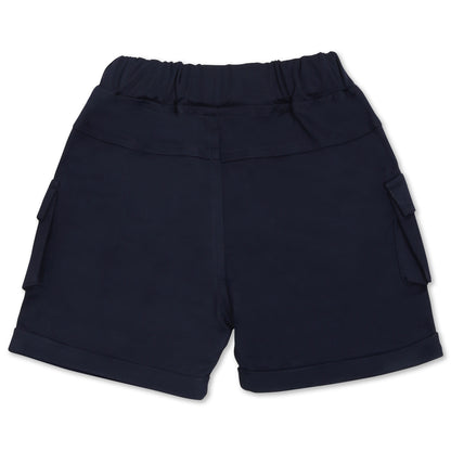 "Summer Streetwear Half Jacket T-Shirt shorts set (pack of 3) with reflective print detailing"