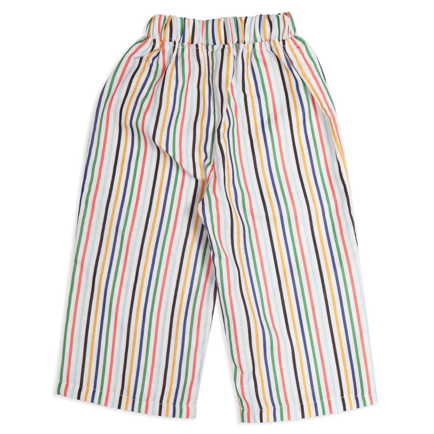 Playful Printed Tee, Striped Pants & Cap: Boys’ Casual Cool