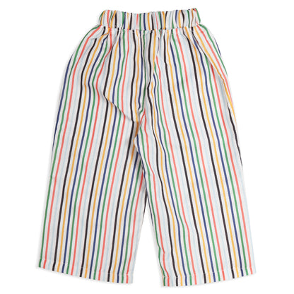 Playful Printed Tee, Striped Pants & Cap: Boys’ Casual Cool