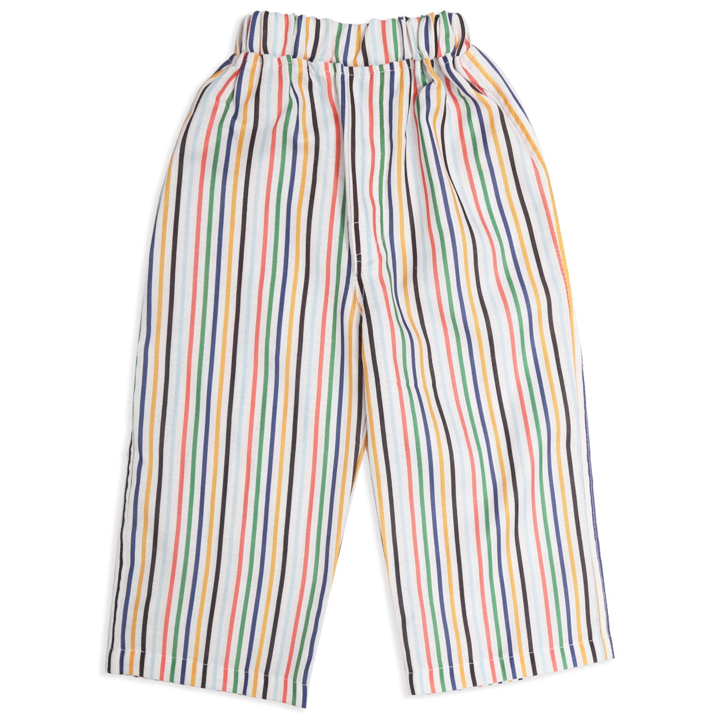 Playful Printed Tee, Striped Pants & Cap: Boys’ Casual Cool