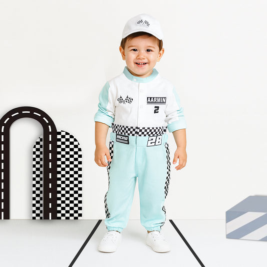 Cool Custom Racing Jumpsuit: Perfect Birthday Outfit for Boys