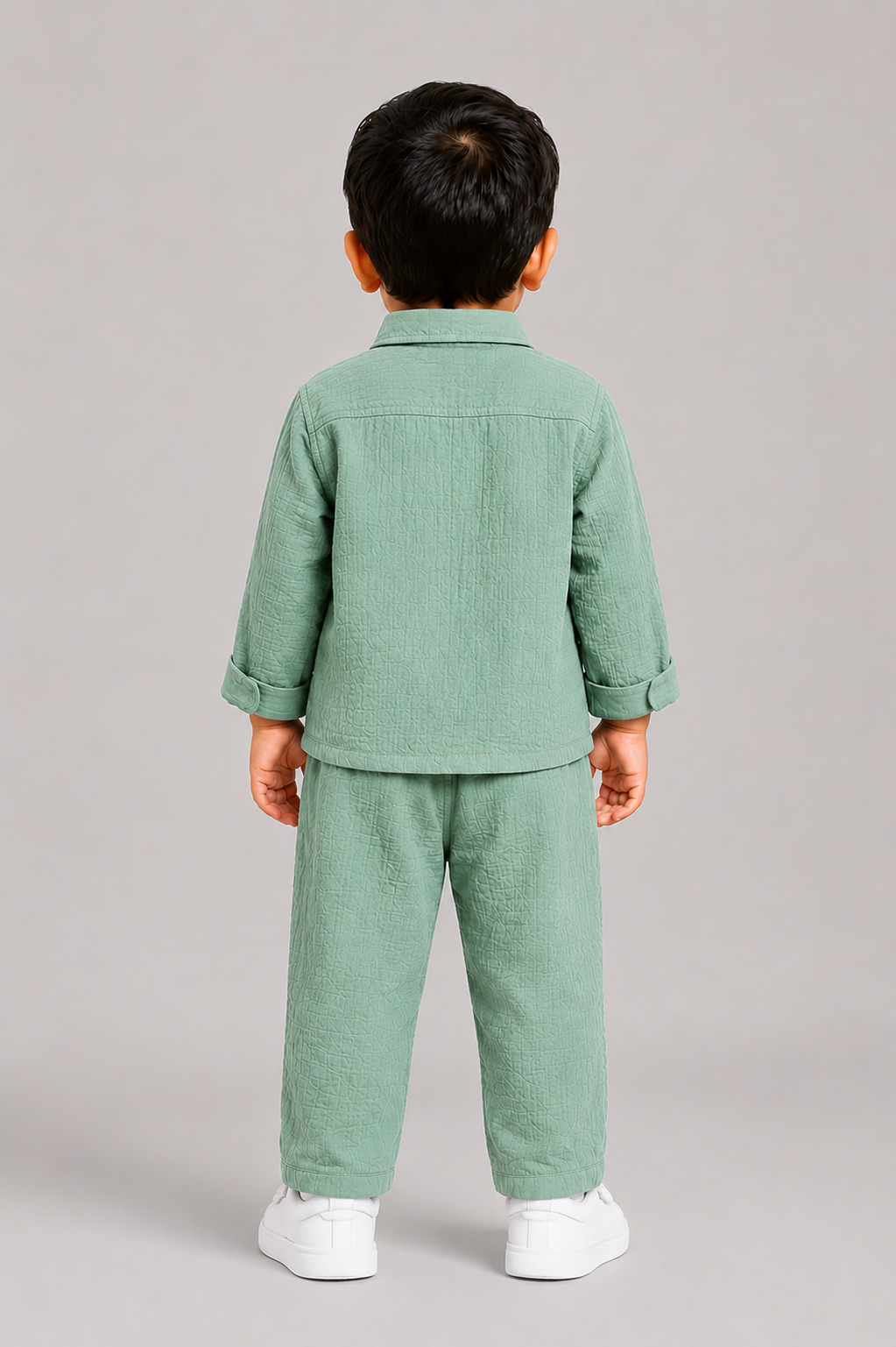Shirt & Pants Co-Ord Set-GREEN