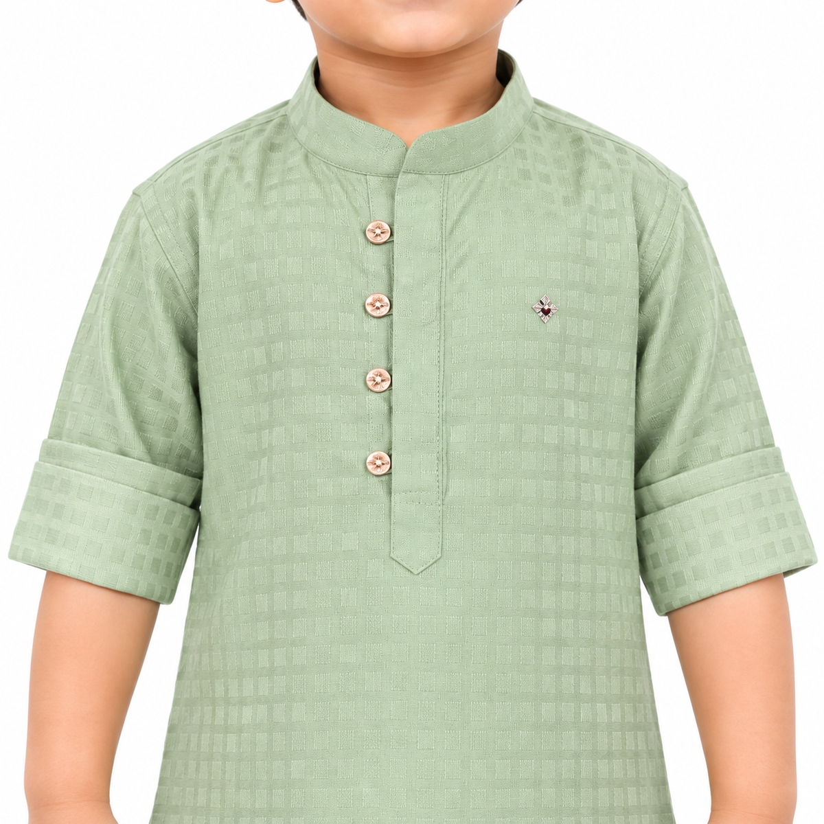 Classic Mandarin Collar Kurta & Pants Set