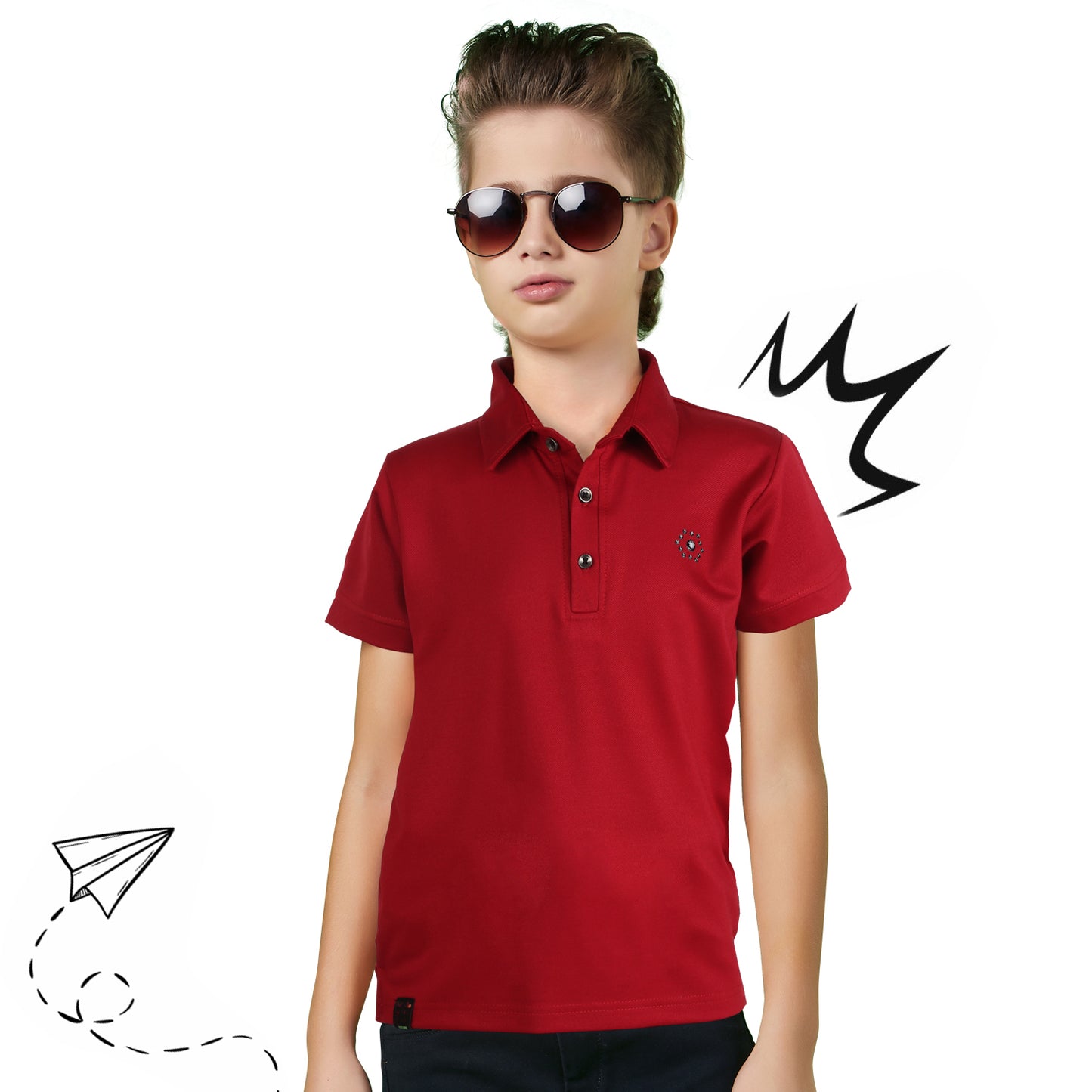Redefine Casual Cool: Boys' Polo - Where Comfort Meets Style!