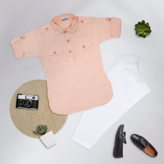 Plaid and Stylish Kurta salwar set.