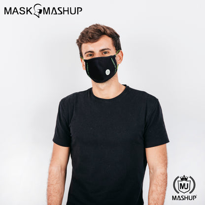 Mashup Fashion Mask,Reusable Washable 3-layer premium quality protective Mask With Air Filter Valve (Adult Size)(Pack of 2) - mashup boys