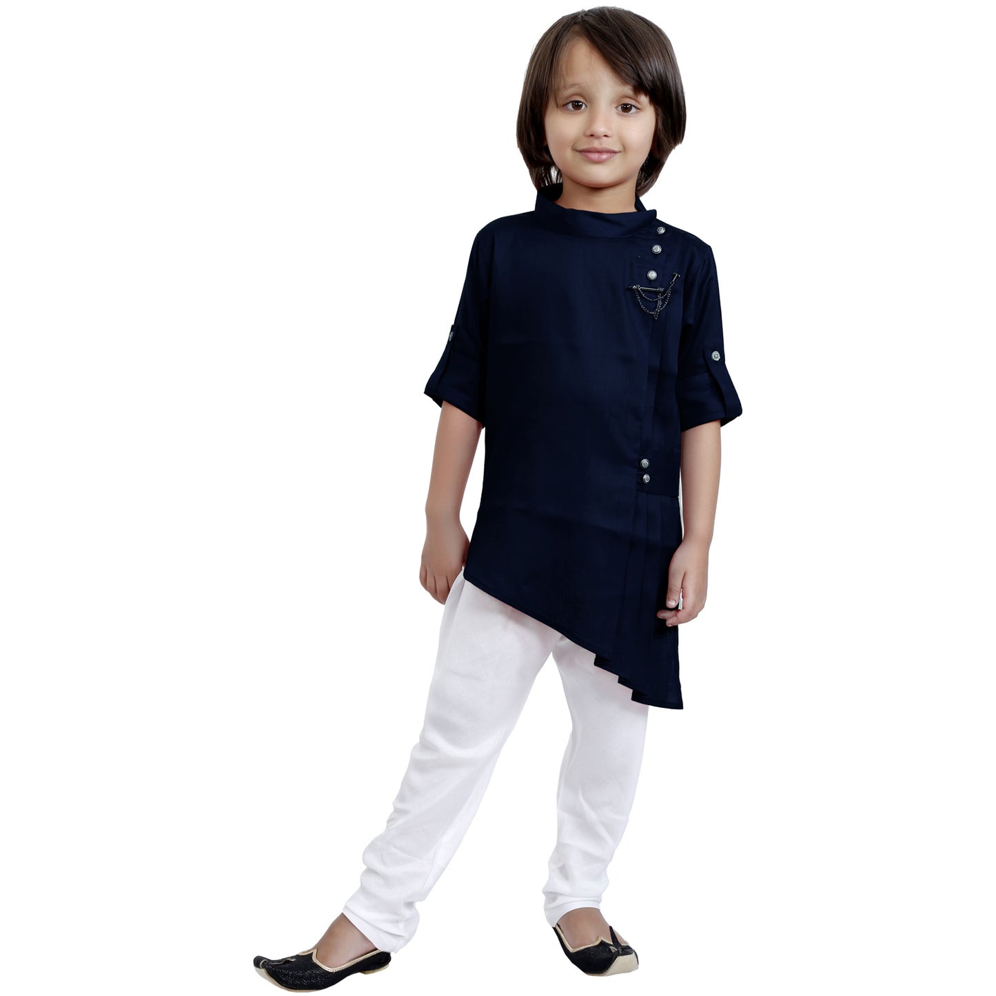 Bad Boys Stylish Traditional wear Outfit with Kurta and Cotton Bottoms - mashup boys