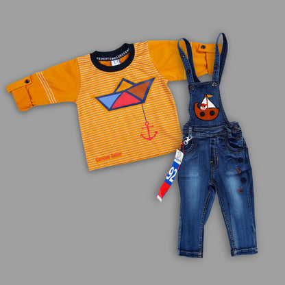 Bad Boys Party wear Outfit with Cotton T-shirt and Denim Bottoms - mashup boys
