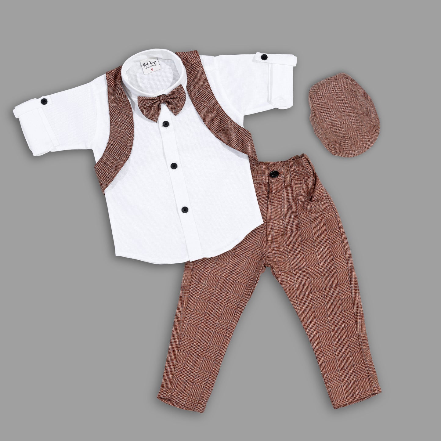 Bad Boys Stylish and Comfortable Outfit with Cotton Shirt and Cotton Bottoms - mashup boys