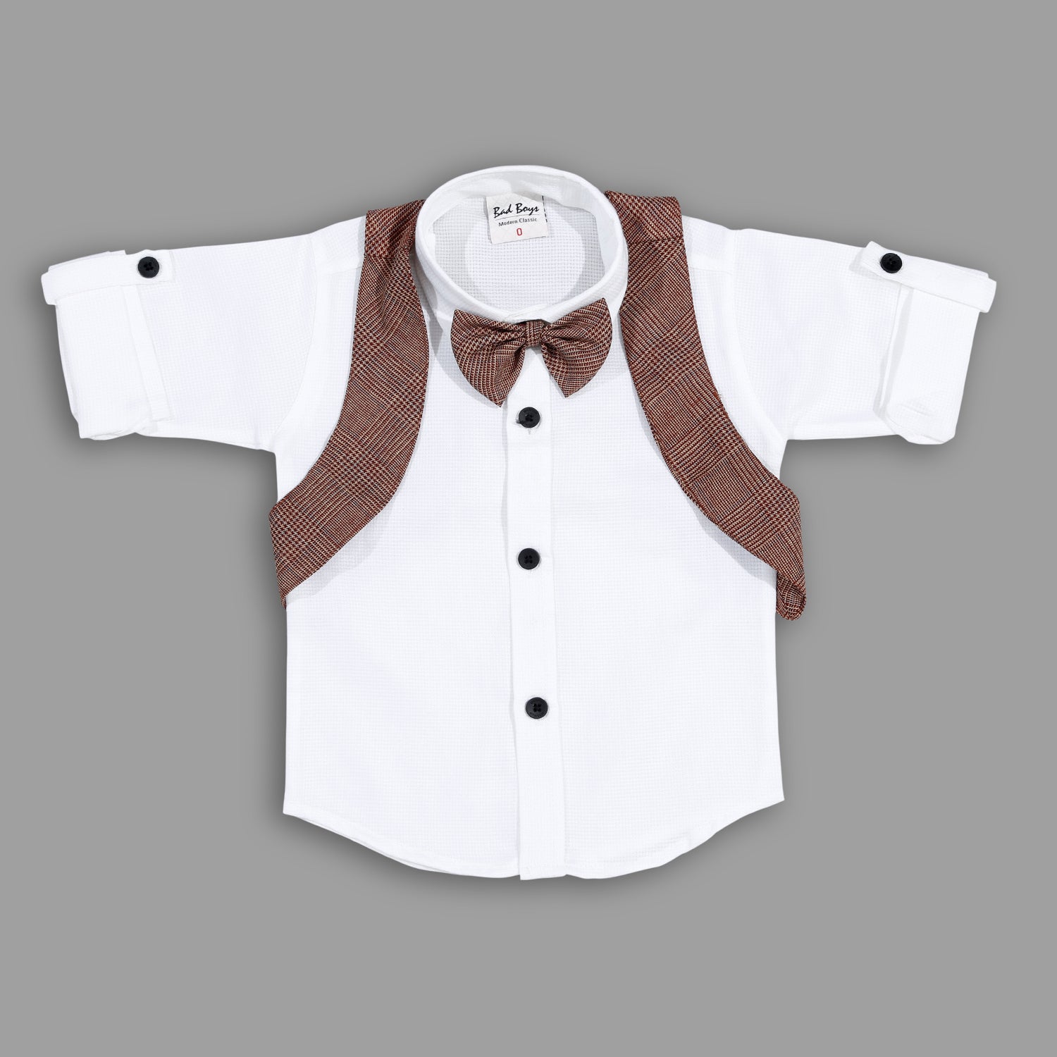 Bad Boys Stylish and Comfortable Outfit with Cotton Shirt and Cotton Bottoms - mashup boys