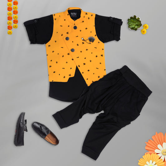 STYLISH AND PREMIUM OUTFIT- FLOCKING DESIGN SET