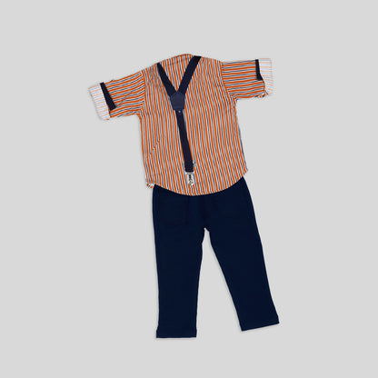 BAD BOYS Stylish and Casual Outfit with Cotton Shirt and Cotton Bottoms