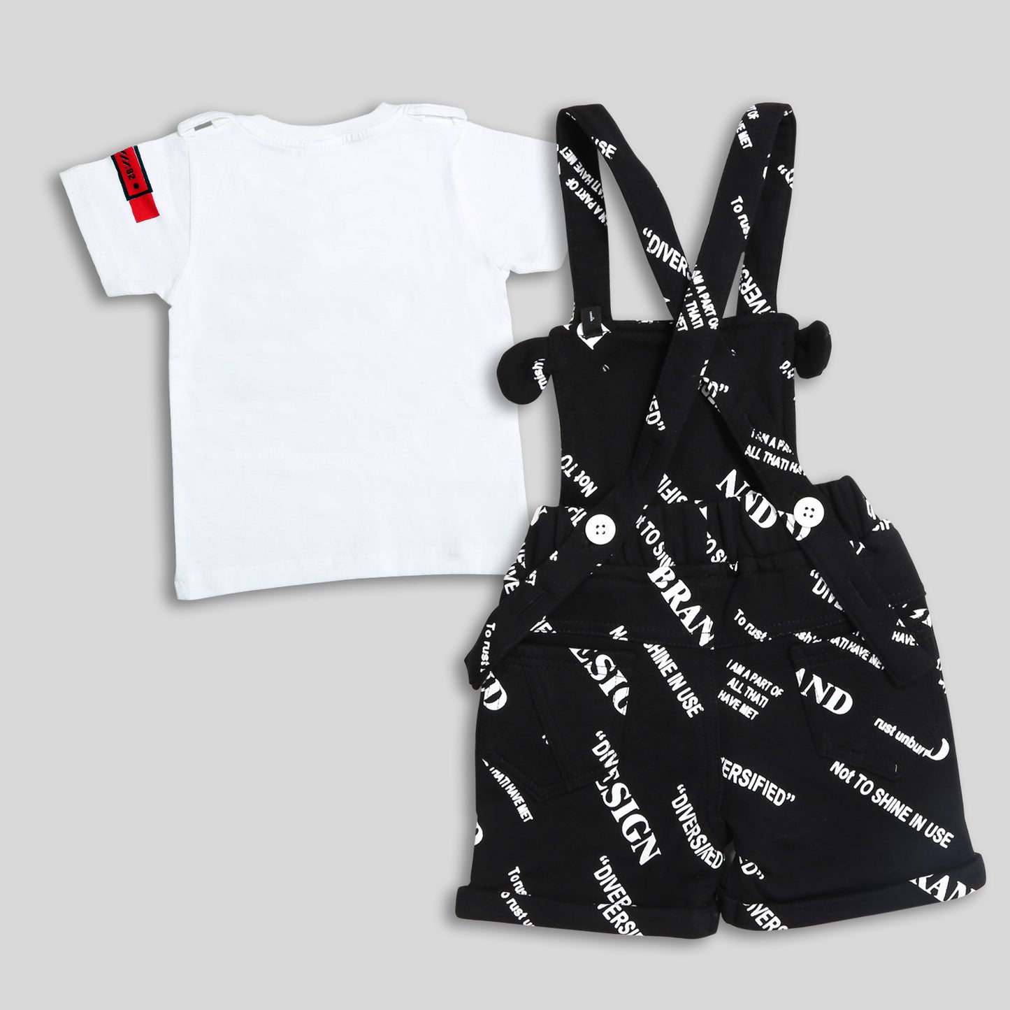 Quirky Dungaree set for little boys