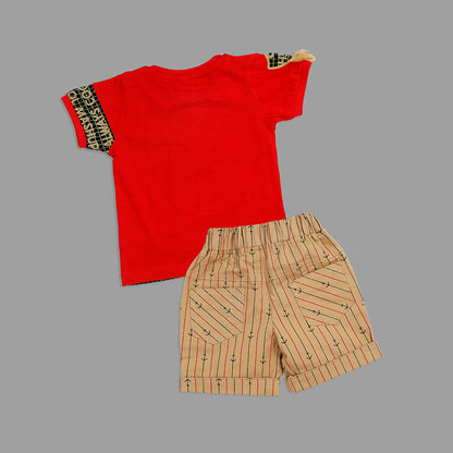 MashUp Junior Fashionable Outfit with Cotton T-shirt and Denim Bottoms