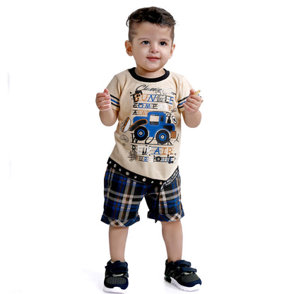 MashUp Junior Casual Wear Outfit with Stylish T-shirt and Shorts