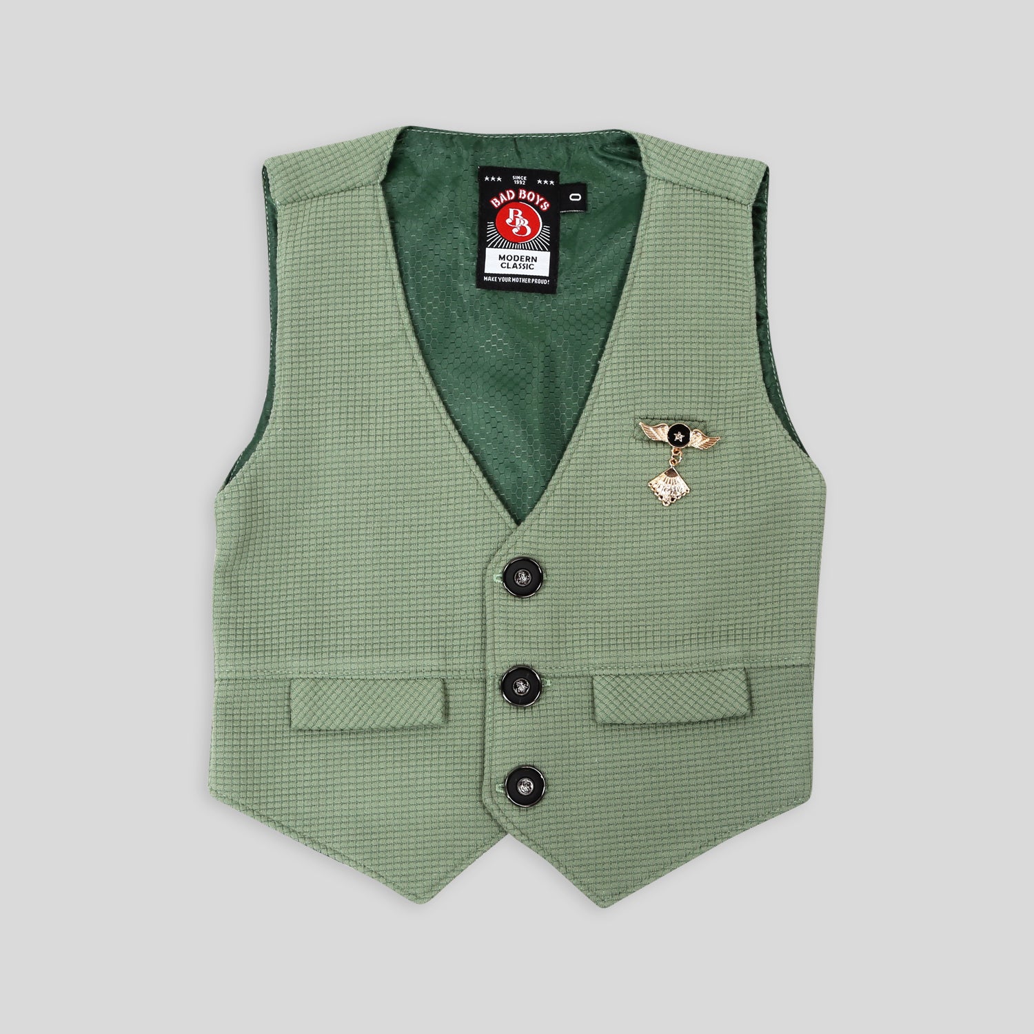 Dapper Kiddos Unleashed: Shirt, Designer Vest, Pant, Bow Party