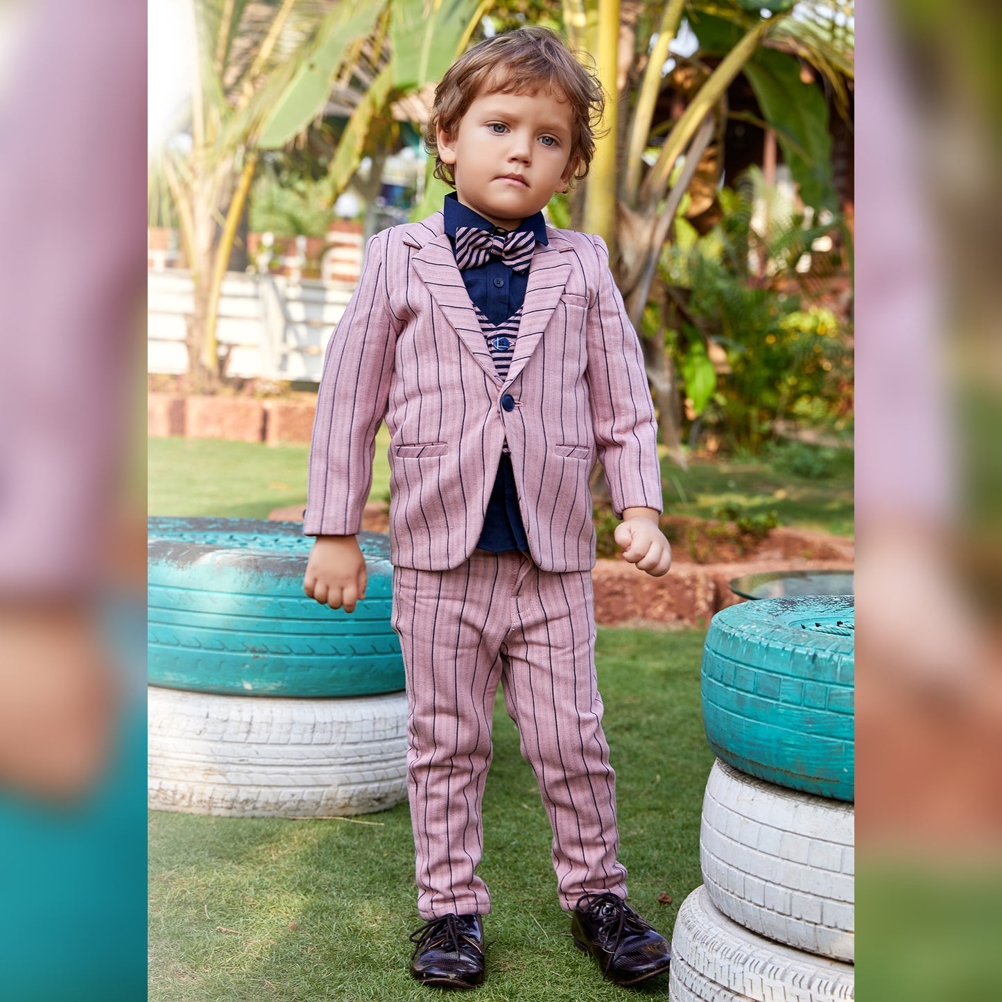 Little Gentlemen's Soirée: Class & Charm in Our Party Outfit!