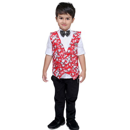 Bad Boys Red Floral Party Set - mashup boys
