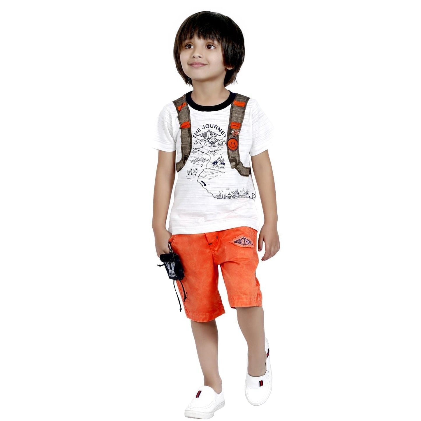 Bad Boys Casual Wear Outfit with Stylish T-shirt and Shorts