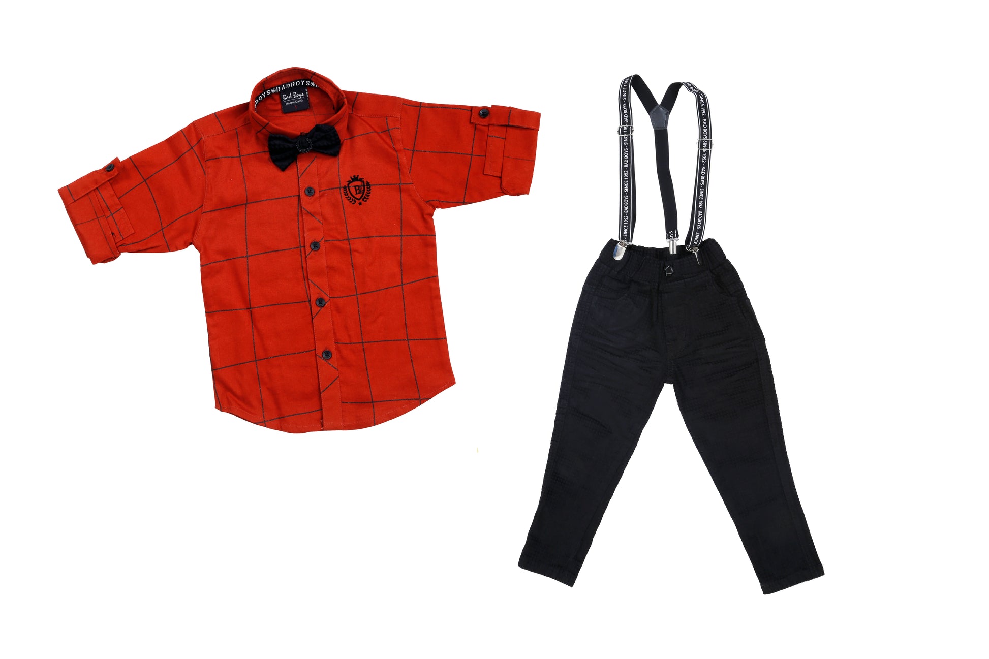Bad Boys party Outfit with Suspenders and a Bow. - mashup boys