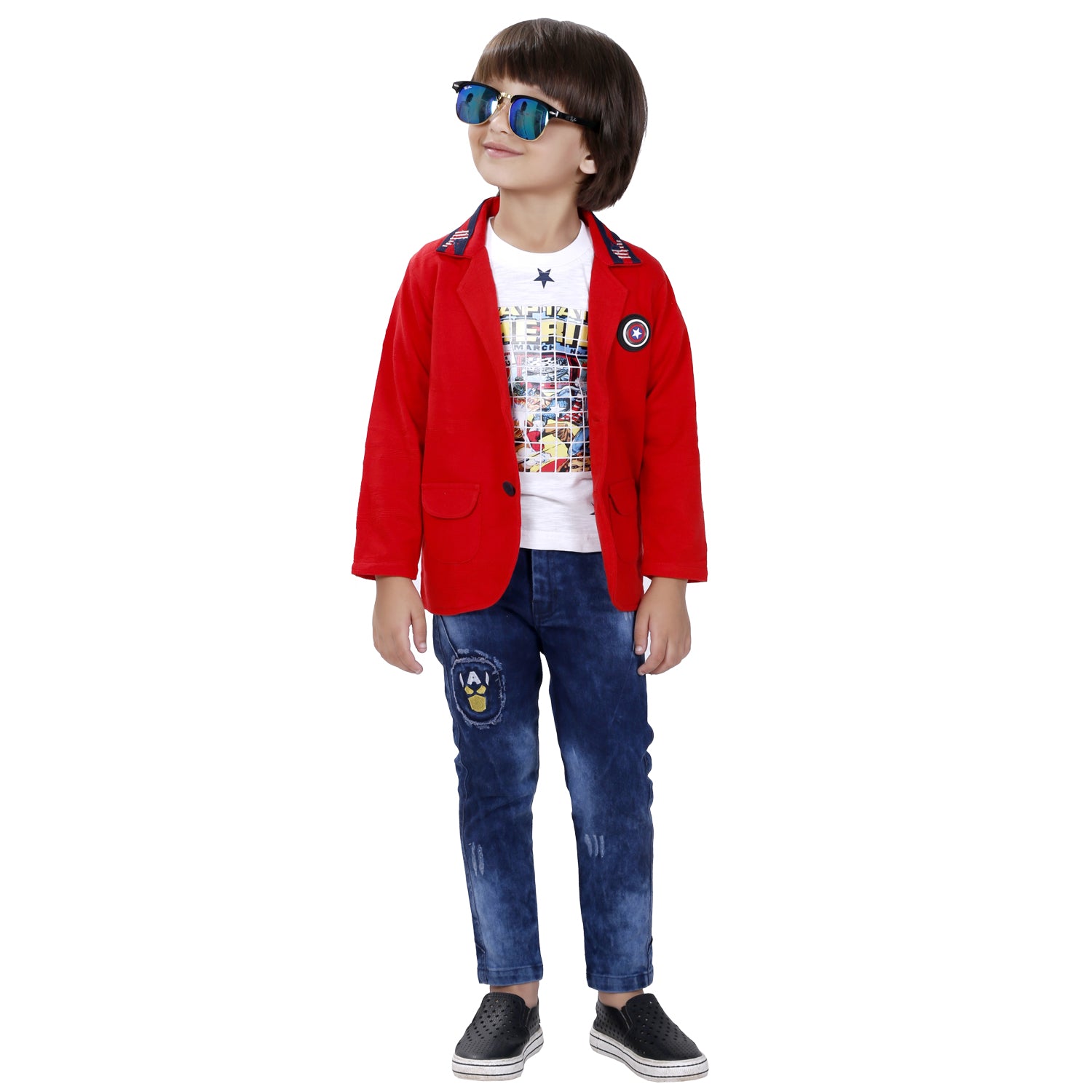 Bad Boys cotton blazer set. - mashup boys