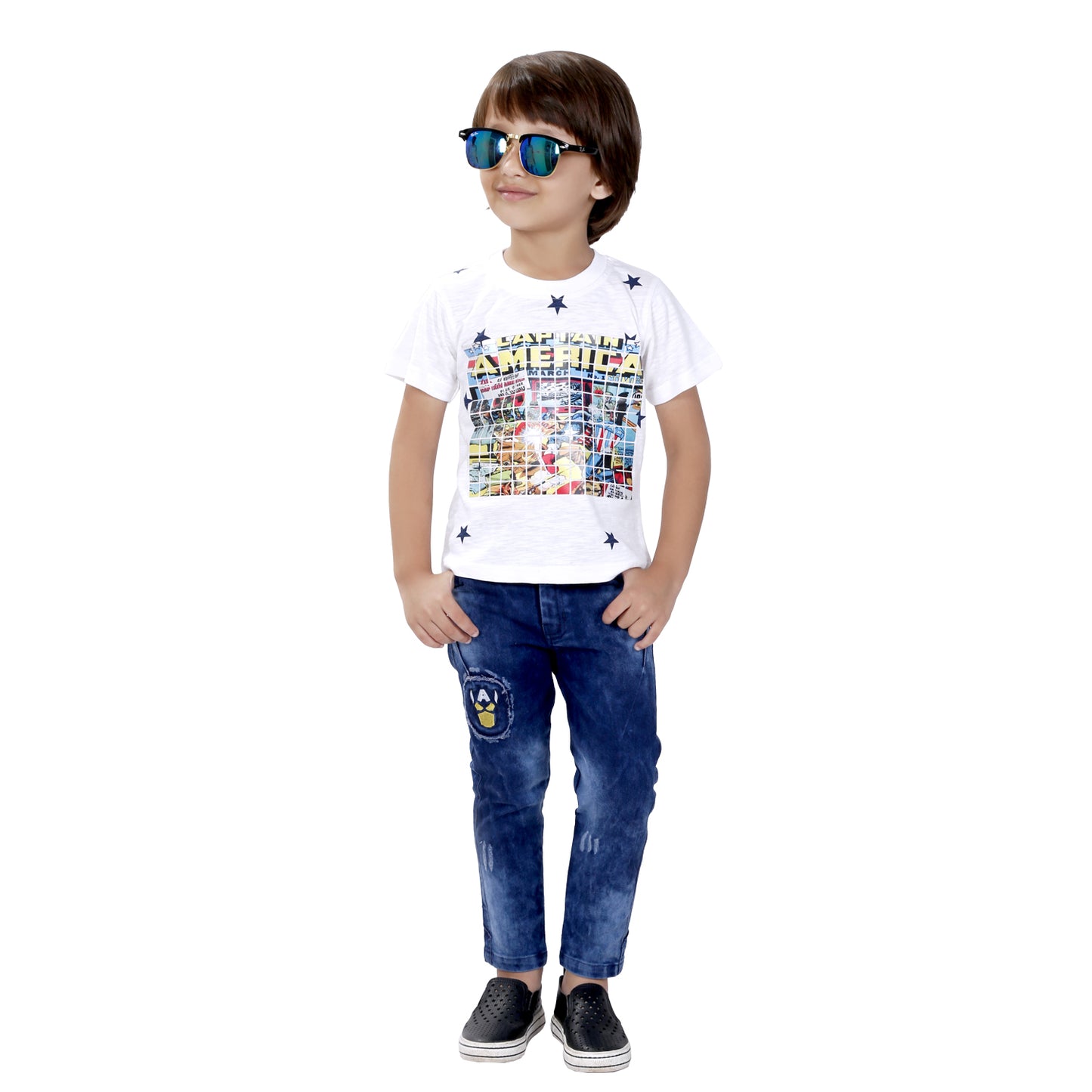 Bad Boys cotton blazer set. - mashup boys