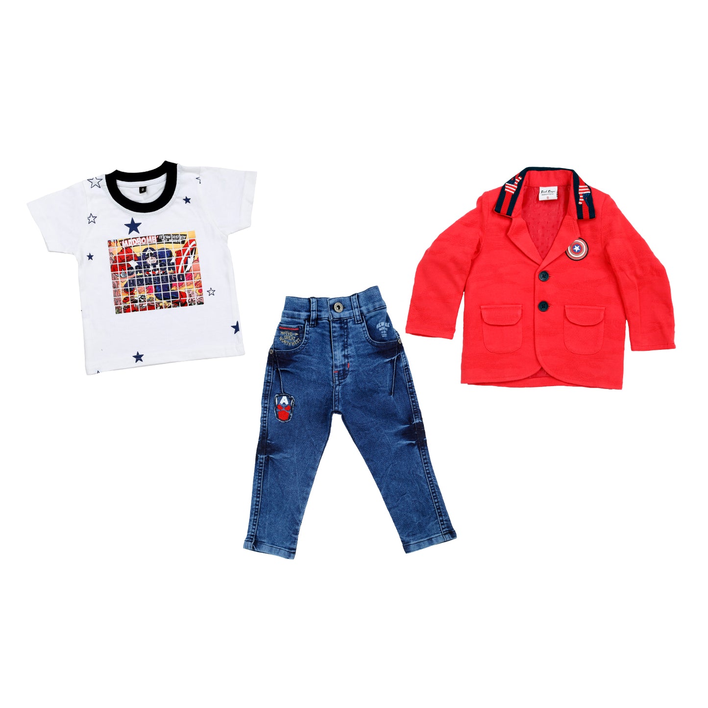 Bad Boys cotton blazer set. - mashup boys