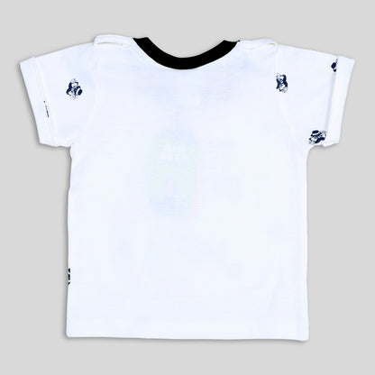 Cool Dungaree & T-Shirt Set.