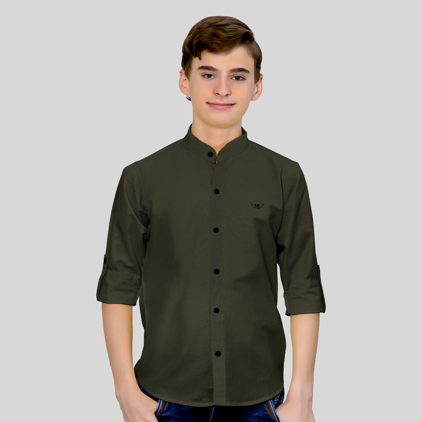 Spruce-Up Swagger: Boys' Classic Collar Shirt for Effortless Elegance!