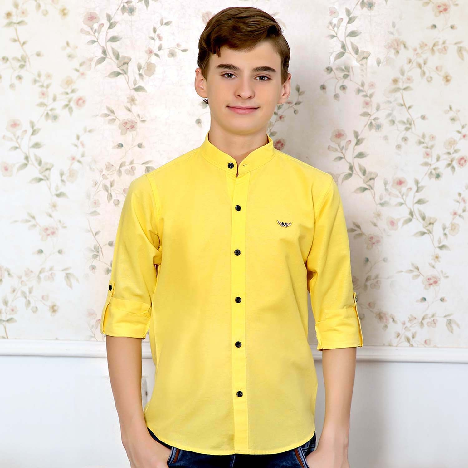 Mashup Mandarin Collar Shirt - mashup boys