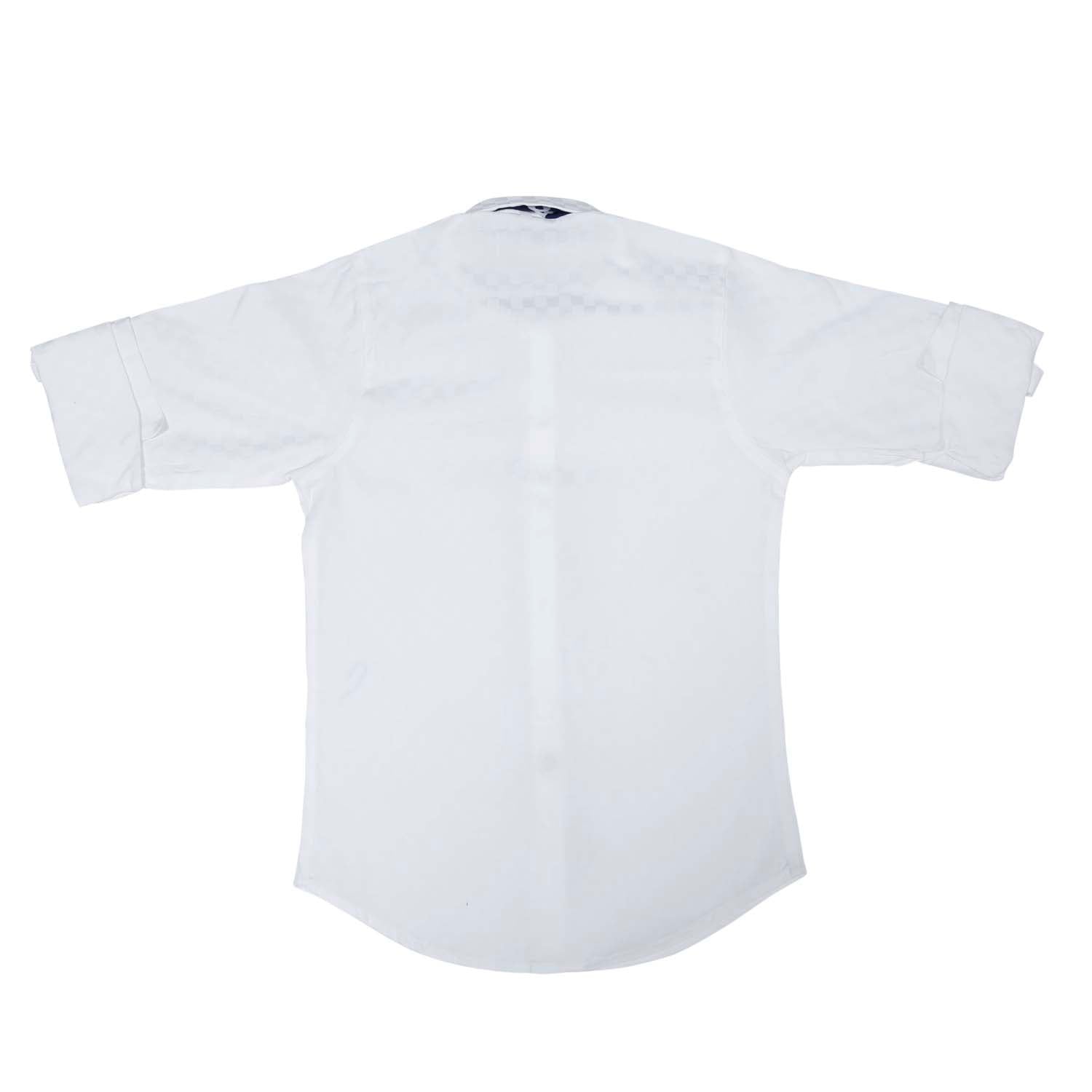 MashUp White Satin Club wear Shirt - mashup boys