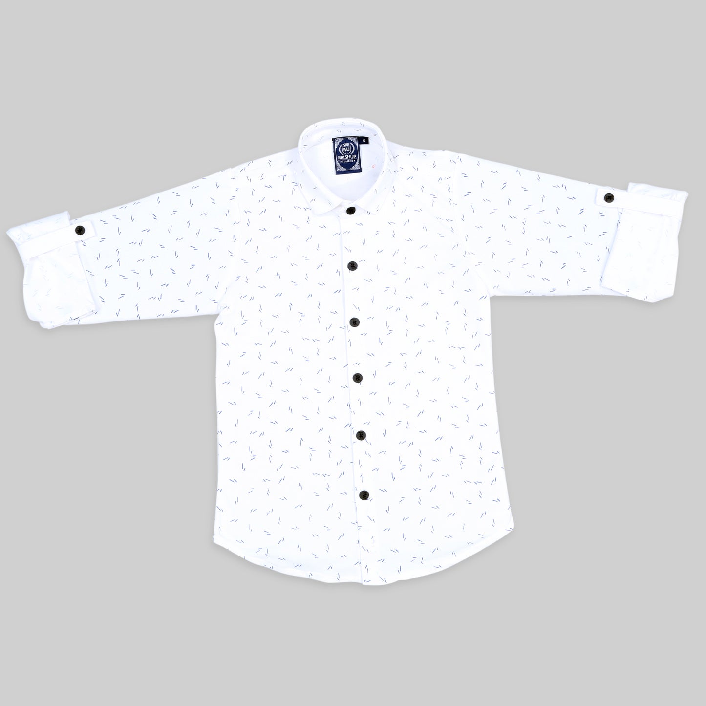 MashUp Fashionable cotton knit shrug/waistcoat and superior cotton shirt