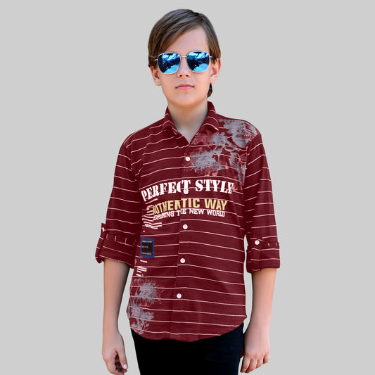 MashUp Fashionable, elegant and casual printed shirt