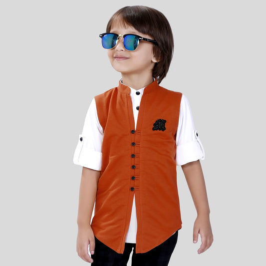 Fashionable Shrug Set for Young boys