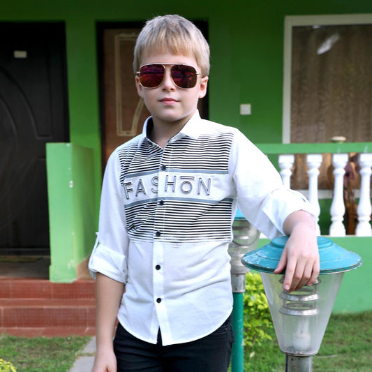 Elegant casual wear Cotton Blend knitting shirt