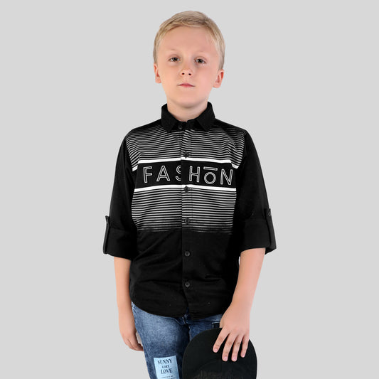 Elegant casual wear Cotton Blend knitting shirt