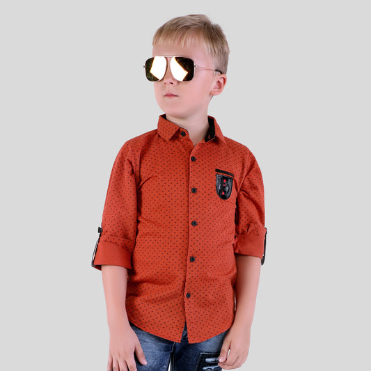 Stylish Classic printed shirt for Young boys