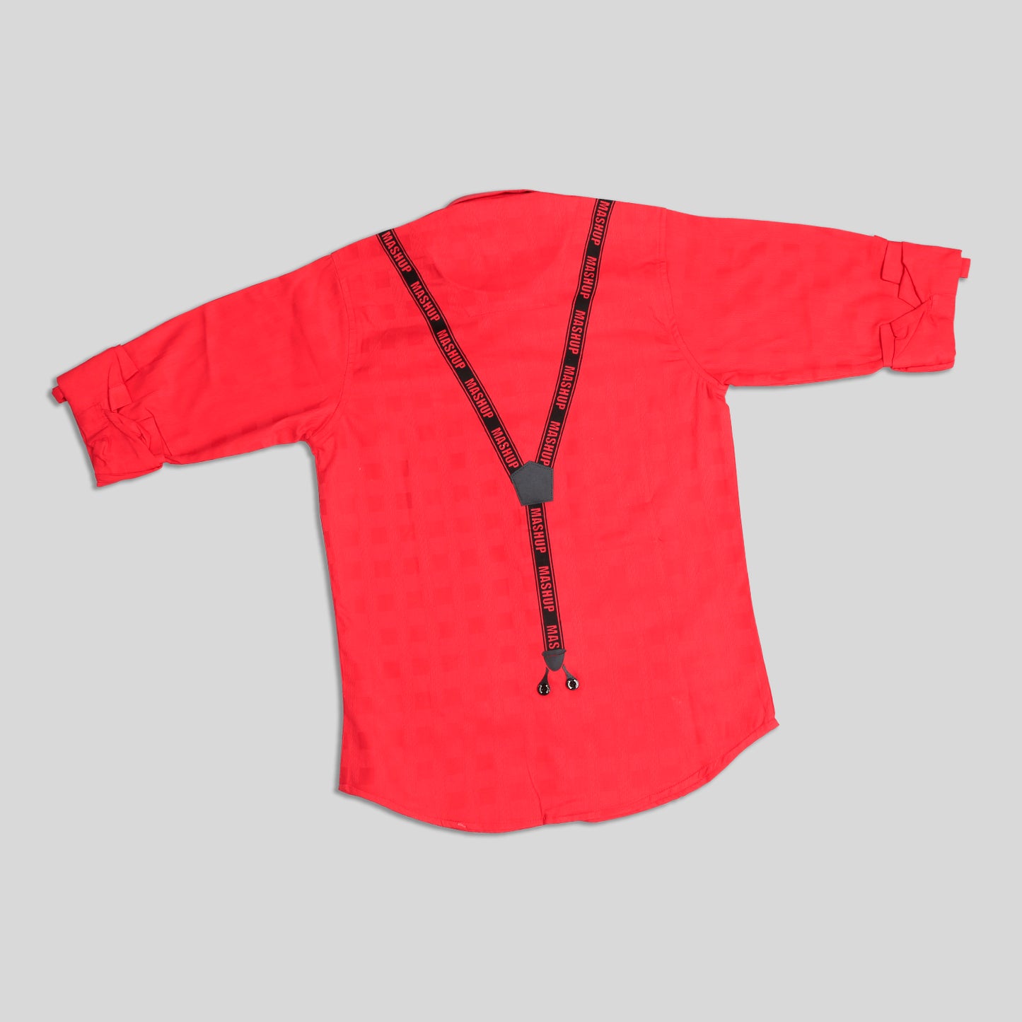 Stylish red cotton Shirt for Young boys