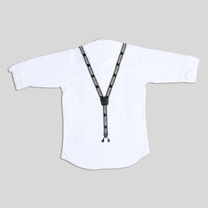 Stylish white cotton Shirt for Young Boys