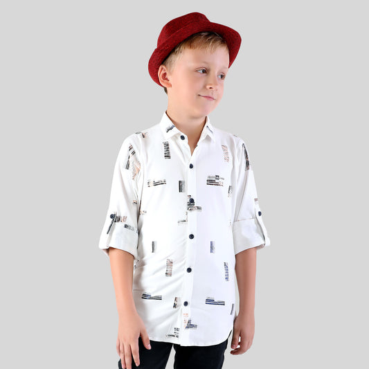 Printed Perfection: Elevate Your Casual Style with This Unique Shirt!