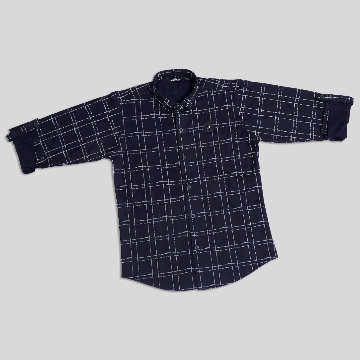 Checkmate Boredom: Elevate Casual Fun with This Unique Checked Shirt!