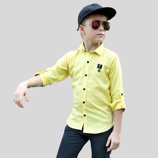 Plain and Simple Chic: Elevate Casual Coolness with This Unique Shirt!