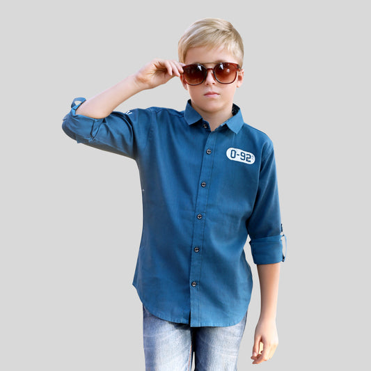 Plain and Simple Chic: Elevate Casual Coolness with This Unique Shirt!