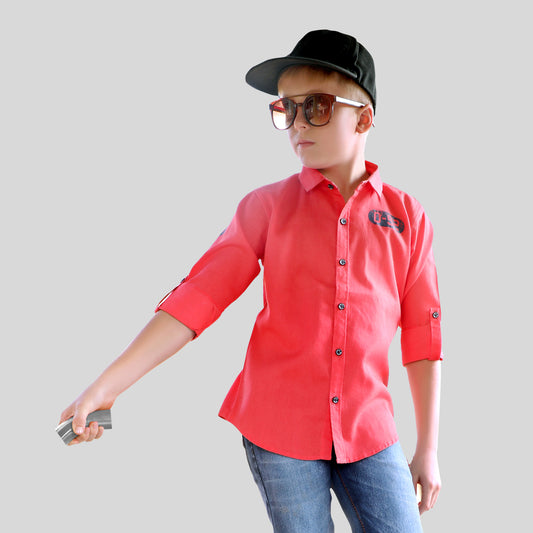 Plain and Simple Chic: Elevate Casual Coolness with This Unique Shirt!