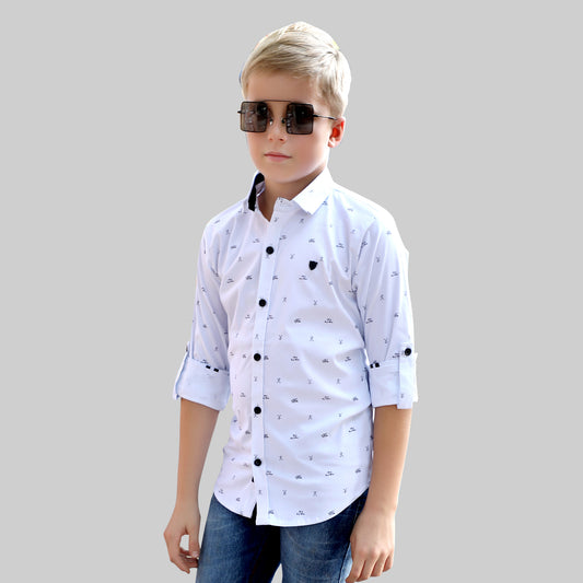 MashUp Stylish  and Comfortable Cotton Stretch Lycra shirt.
