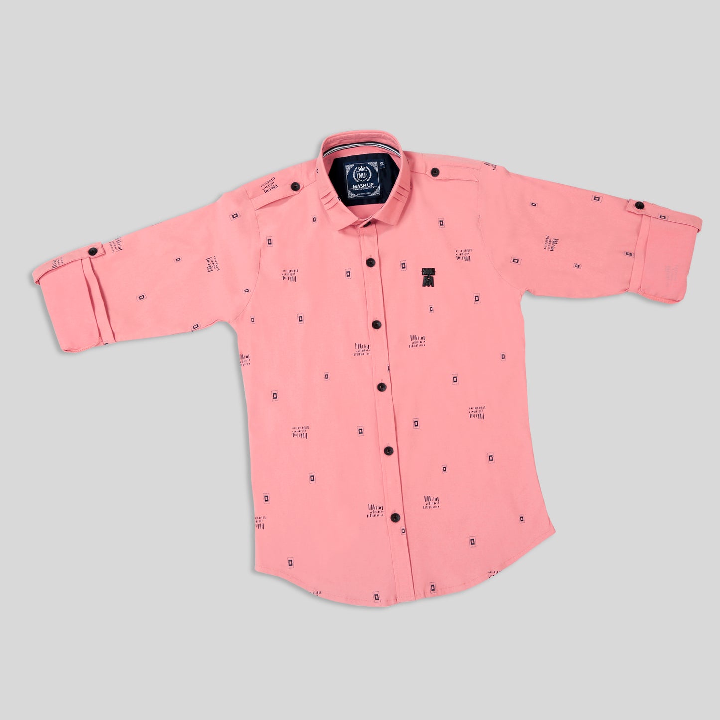 MashUp Imported Lycra Printed shirt for Young boys