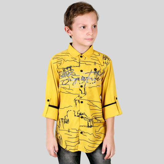 Funky Prints Unleashed: Elevate Casual Vibes with This Unique Shirt!